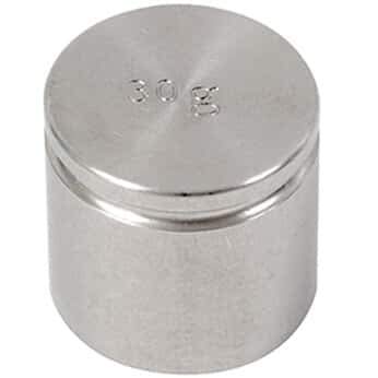 Troemner 1322 30 g Class F Test Weight with No Certificate Cylindrical with Groove