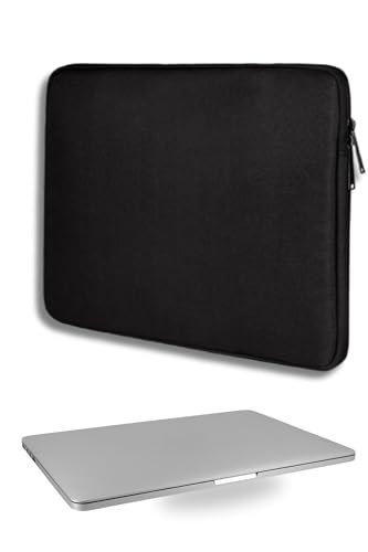 Capa Neoprene P/Notebook Macbook e Tablet até 15,6 Polegadas - Flexível, Macio, Resistente a Respingo, Poeira e Arranhões, Impermeável - Design Slim e Elegante - Proteção Premium com Zíper Reforçado
