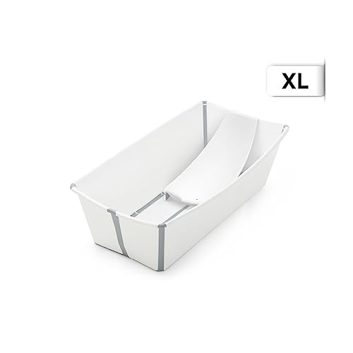 Stokke Flexi Bath XL Babybadewanne faltbar, Weiß, 0–6 Jahre – Ansicht 3