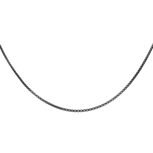 HARFINGTON �X�N�G�A�`�F�[���l�b�N���X �X�e�����X�X�`�[�� ���E���h�{�b�N�X�l�b�N���X�`�F�[�� �j���p, 21.7" x 0.1", �X�e�����X�|, ��΂Ȃ�