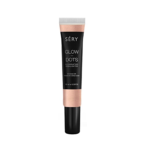 Image of SERY Glow Dots Illuminating Highlighter with Shea Butter, Vitamine E and Anti Aging property - ROSE
