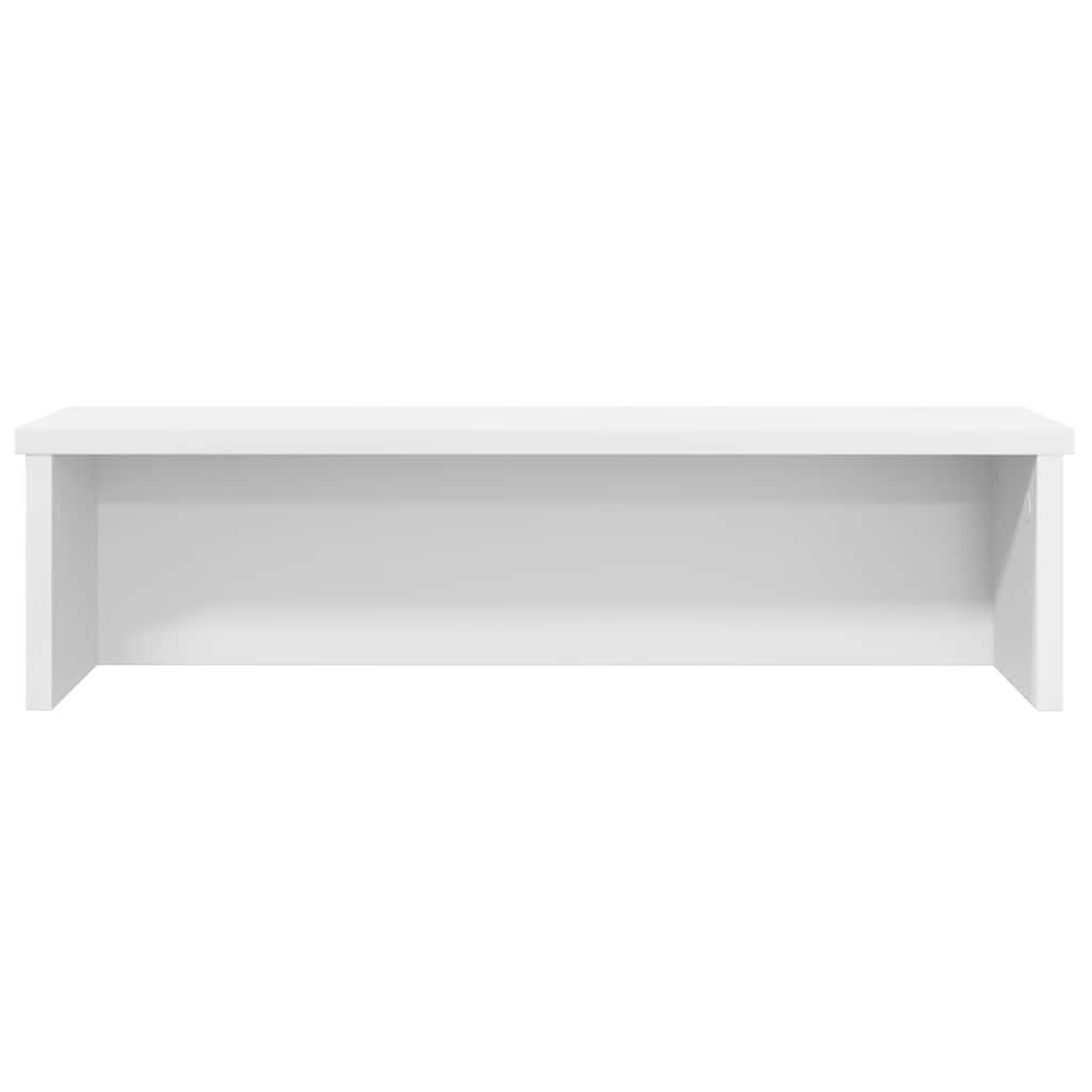 Küchenregal Stapelbar Weiß Holzwerkstoff 60x15x16 cm platzsparend Organizer Ablage Küchenutensilienhalter Ablagefach für Besteck Kochlöffel und Pfannenwender