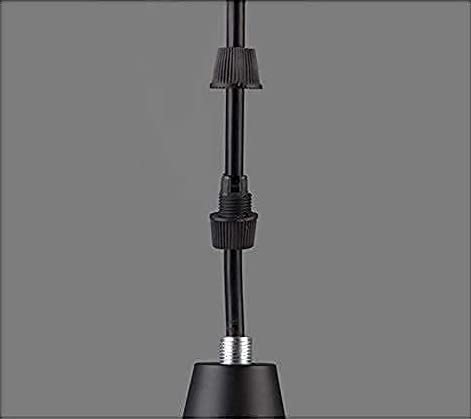 Image of Badminton Shuttle Black Hanging Light for Home Decor 3-Light Pendant Lamp Metal Ceiling Hanging Light (Bulb Not Included) Cluster Set