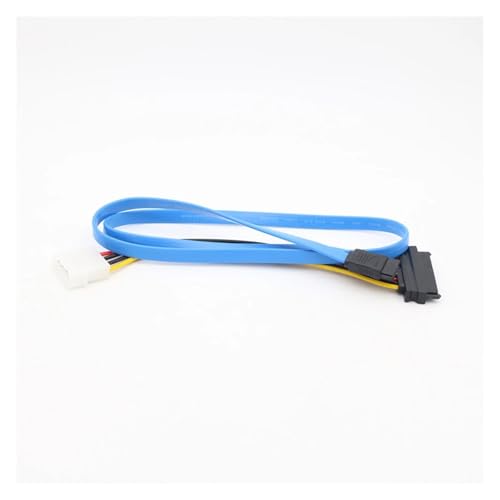 Cable adaptador SATA 7 PIN a S/A/S 29 PIN SFF-8482 y 4 PIN macho miniatura 3