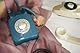 GPO 746PUSHAZU Nostalgie Telefon im 70er Jahre Design Azurblau
