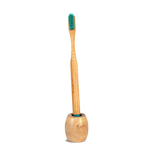 BambooIndia Bamboo Toothbrush Holder, Natural Bamboo, Eco-Friendly, Holds Toothbrush for Kids & Adults, Easy to Carry and Keep - Image 3 thumbnail