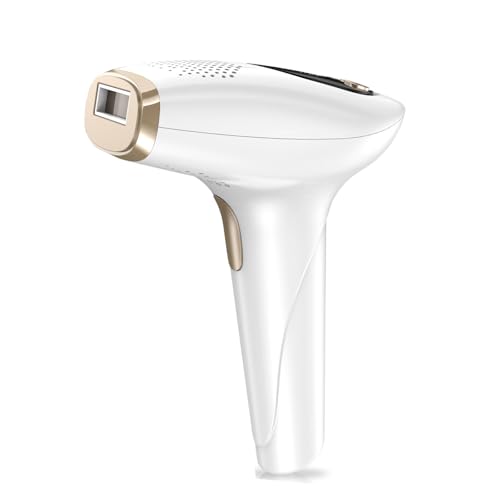 NIKYJM Depiladora Laser IPL con Refrigeración, 9 Nivel de Energía, 999,999 Flashes Depiladora Luz Pulsada