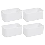 Photo Gallery homsfou 4 pezzi scatole portaoggetti da parete organizer adesivo foratura contenitori resistenti e impermeabili per casa bagno cucina bianco Photo Gallery homsfou 4 pezzi scatole portaoggetti da parete organizer adesivo foratura contenitori resistenti e impermeabili per casa bagno cucina bianco