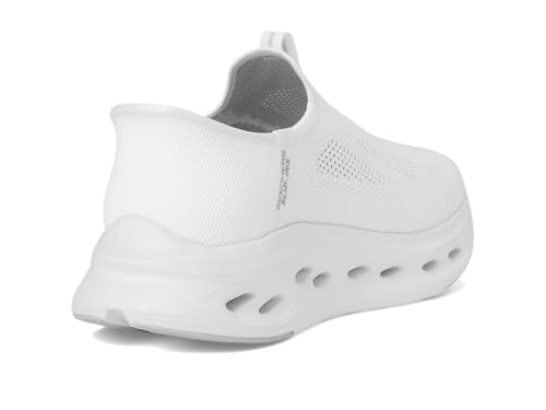 Skechers Men's Max Cushioning Glide Step Euclid Hands Free Slip-Ins Sneaker, White, 7 X-Wide by Skechers - Used condition - Image 5