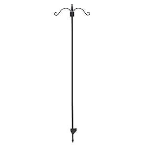 Feeding Station, Heavy Duty Bird Feeding Station with Two Hooks for Hanging Feeders, Easy to Assemble, Great for Any…