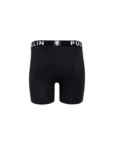 Boxer Long Black PULLIN caleçon homme extensible anti frottement cuisse