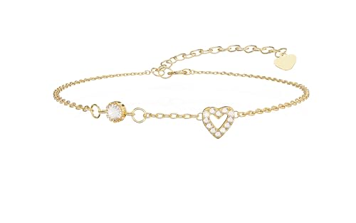 Joli Coon Armband Gold mit edlem Samtbeutel und Geschenkbox - Geschenk...