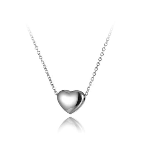 Collier de mariage chaîne coeur pendentif mixte pour célébrer votre union