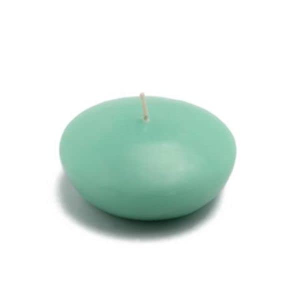 CFZ-054-6-0 3 in. Floating Candles, Aqua - 72 Piece