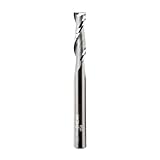 Ultra-Shear Domino Cutter Mortising Bit, 6MM, 1/4 Shank, Solid Carbide Spiral Router Bit, USA Made, for CNC, Hand & Table Routers - US206MU