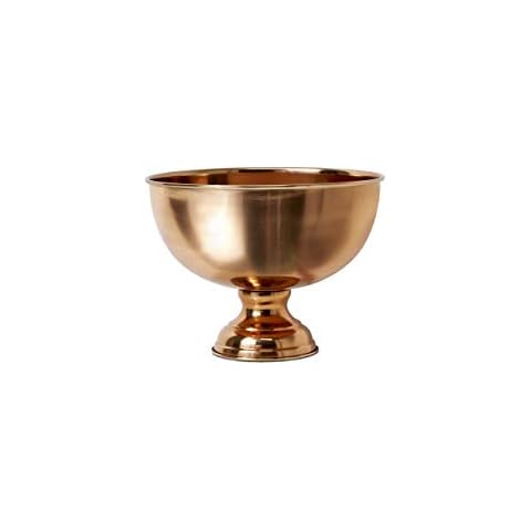 Serene Spaces Living Copper Finish Pedestal Bowl Cover