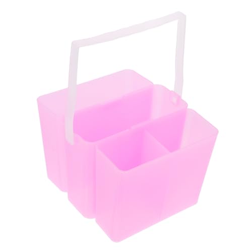 VILLCASE 3-in- Pen Washing Bucket Portable Square Paint Brush Washer Multi-functional Brush for Artists