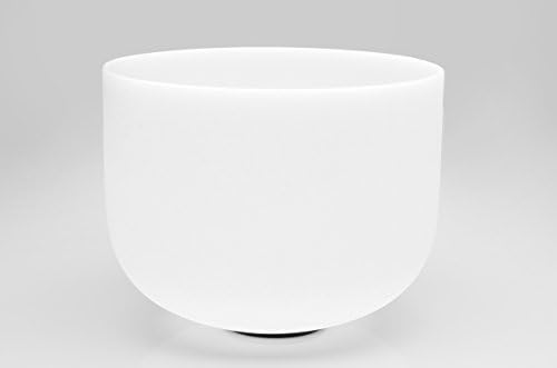 topfund 432hz e note crystal singing bowl solar plexus chakra 8 inch with suede mallet 8 inch no case 432hz e note