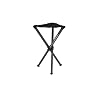 Walkstool – Basic model – 3-Beiniger folding stool made of aluminium – foldable – 2 selectable models with fixed seat heights 50 and 60 cm – load capacity with 150 to 175 kg – made in Sweden