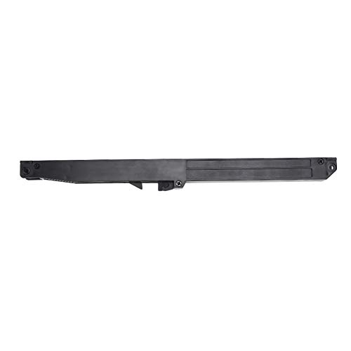 AUNMAS Türschieber-Dämpfer, 31x1.9x2.2cm Schwarzer Stahl-Führungsschlitten-Dämpfer Mechanismus Puffer Dämpfer für Schiebetüren Einstellbare Auf- und Abstiege