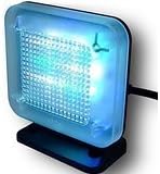 Fake TV Simulator - INCLUDES 2 STATIC CLING SECURITY SYSTEM WINDOW STICKERS! - Theft Deterrent LED Light - Anti Burglar