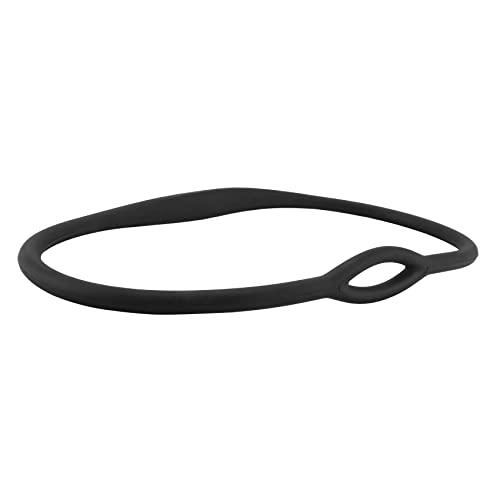 CosyCaya Buceo Buceo Regulador de Silicona Soporte para Collar Boquilla Flexible Regulador Collar Anillo Soporte para Pulpo 18Cm Negro