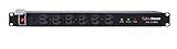 CyberPower CPS1215RMS Basic PDU, 120V/15A, 12 Outlets, 15ft Power Cord, 1U Rackmount
