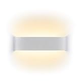 [page_title]-Wandleuchte LED 12W, Wandlampe Innen Moderne Up Down Wandbeleuchtung Perfekt für Schlafzimmer, Wohnzimmer, Treppen und Badezimmer Nachtlicht, Warmweiß