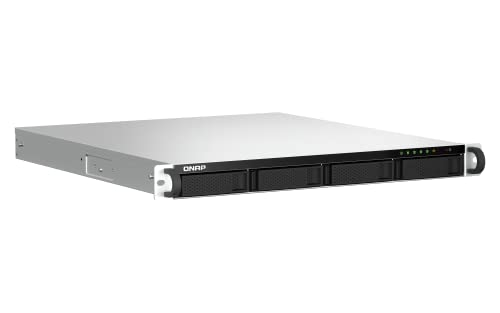 Image of QNAP TS-464U-4G-US 4 Bay High-Speed Rackmount Dual-2.5GbE NAS Intel Celeron N5105 /N5095 CPU, 4GB DDR4 Memory and 2.5GbE (2.5G /1G /100M) Network Connectivity (Diskless)