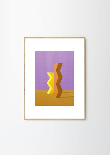 THE POSTER CLUB �|�X�^�[�N���u Zigzag 50×70cm Teklan