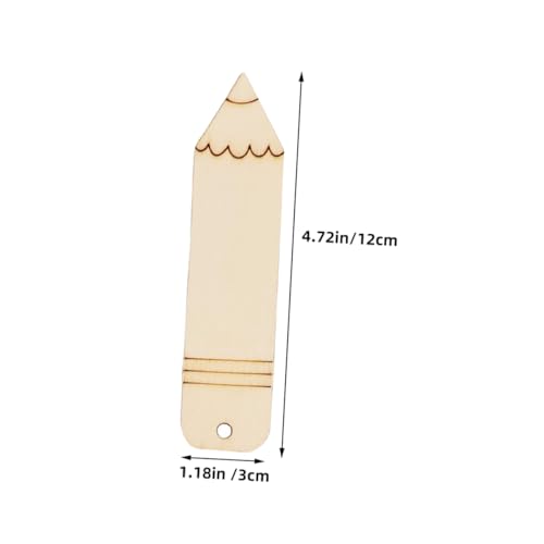 Marque-pages bois vides de qualité supérieure pour pyrogravure et découpe - 2