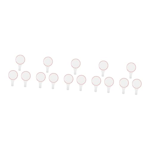 Tablero de puntuación borrable en blanco Lurrose, 15 piezas, para jueces y competiciones, diseño de una sola cara para escritura y retroalimentación fácil miniatura 1