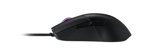ASUS ROG Keris Wired Gaming Mouse (Black) Lightweight, Tuned ROG 16,000 dpi Sensor, PBT Polymer Keys, ROG Omni Mouse Feet, ROG Paracord and Aura Sync RGB Lighting (90MP01R0-B0UA00)