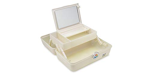 Caboodles Rainbow Rad – Organizador de maquiagem para meninas, opala branca