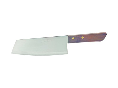 Kiwi Nakiri Küchenmesser mit Holzgriff und Edelstahlklinge