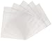 Beadaholique 100 Count Resealable Zipper Poly Bags, 2 by 2-Inch, 50mm by 50mm, Clear