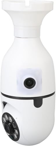 Câmera de Segurança Wifi Lâmpada 360 com Visão Noturna Lentes Duplas Full HD Câmera de Segurança Int