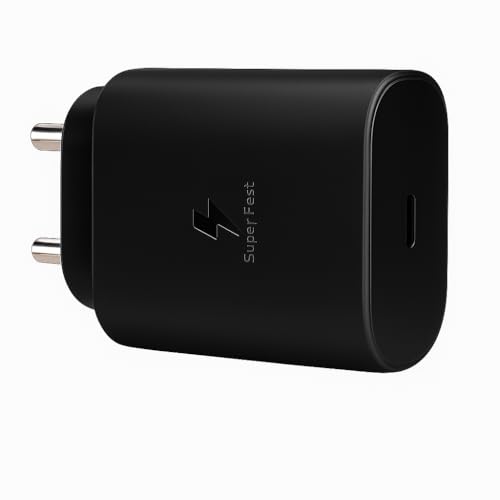 Image of Samsung Galaxy 25W PD 3.0 Charger USB Type C Adapter for Samsung Galaxy M06|F06|M16| F16|M05|M35|F05| A06|A16|M55s | Z Fold 7 /6 /5 /4,Z Flip6 /5 /4, S25 /S24 /S24+ /S24 Ultra, S23 /S23 | Fast Charging, Black