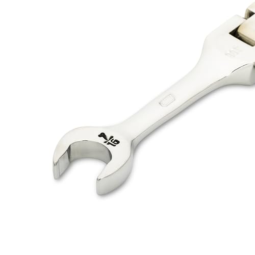 GEARWRENCH 7/16\" 90-Tooth 12 Point Stubby Flex Combination Ratcheting Wrench | 86872