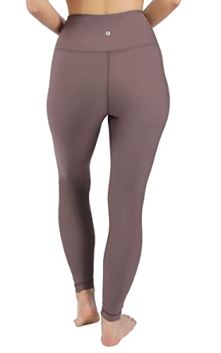 90 Degree By Reflex Interlink Ribbed High Crossover Waist 7/8Th Ankle Legging - Peppercorn - Xs #TOP3