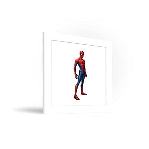Poster encadré blanc Spider-Man Marvel Comics Gallery Pops