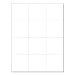ChromaLabel 2-3/4 x 2-3/4 inch Printable Labels for Laser and Inkjet Printers | 12 Labels/Sheet (25 Sheets)