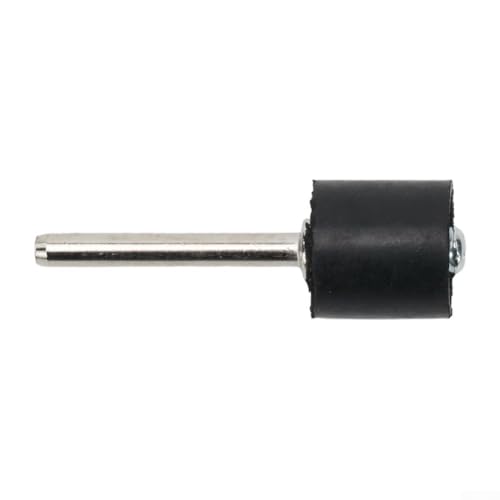 Juego de 6 mandriles de goma para herramienta giratoria con vástago de 1/8 pulgadas, compatible con la mayoría de mini amoladoras, tambores de lijado y accesorios de taladro (12.7 mm, 9