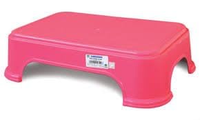 Solid Patla Bathroom Stool Pink Durable Lightweight Multipurpose Plastic Stool for Household Use Sturdy and Comfortable Bathroom Seating-image-40