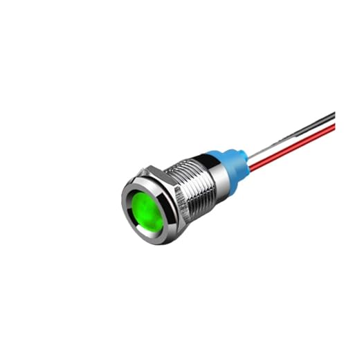 Indicateur lumineux LED 10mm étanche IP67 avec boîtier métal - 5