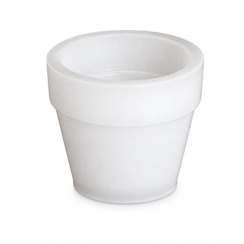 TRENDIVIBE DIY Flower Pot Silicone Mold for Plaster Cement Succulent Planters, Modern Minimalist Large Flower Pot Mold 5821 - Image 2