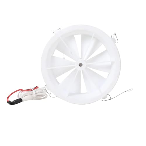 Generador portátil de turbina de flujo dual para viento y agua 25W 12V doble función para exteriores miniatura 1