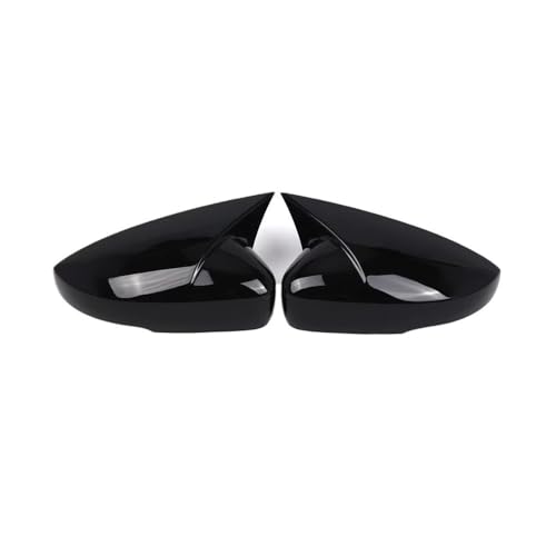 Coques rétroviseur style klaxon noir brillant pour look sportif premium 2009-2017
