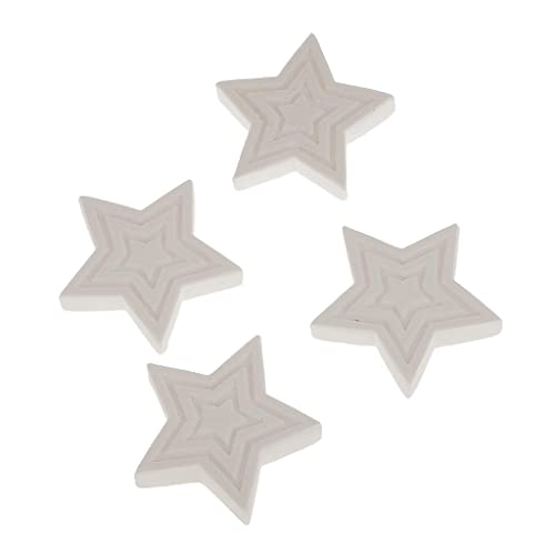 SM SunniMix 4pcs Galet Aromatique Diffuseur d'Huiles Essentielles Fleur