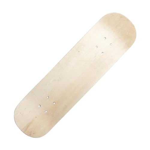 Fonowx Planche à roulettes Vierge, Planche en Bois de Peinture à Faire soi-même, Planche à roulettes pour Enfants pour garçons et Filles débutants, 72 cm sans Roues